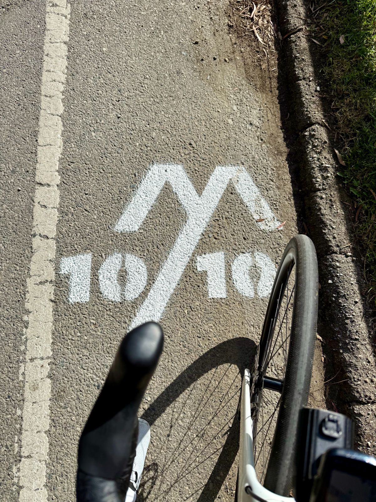 Cyclists climbing Mandeville Canyon at the 2025 10/10 Mandeville Challenge